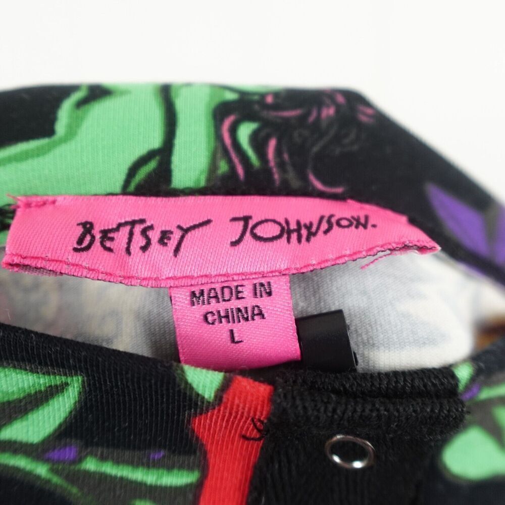Betsey Johnson Womens Tatoo Print Skirt Large - Picture 9 of 11